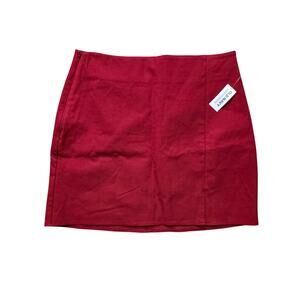 Old Navy Pixie Mini Skirt Women’s Size M Red NWT
